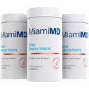 MiamMD Total Beauty Matrix Collagen Suplemen Perempuan - Collagen Capsules dengan Vitamin C untuk Rambut, Skin dan Nails - Bebas Salib - (60 Kapsul) - 3 Pack