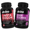 Colon Cleanser Detox & Liver Cleanse - 15 Day Colon Cleanse Pill & Liver Detox Support Support Milk Thistle Dandelion - Suplemen Gerakan Boul untuk Instinal Stomach Bloating Gut Body Flush