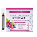 NatureWise Hydrolyzed Liquid Collagen for Women & Men 4000mg - High Absorpsi, Tipe 1 & 3 Peptides with Biotin + Vitamin C + Vitamin B Complex & Hyaluronic Acid -Mixed Berry - 10 Tubes [Tambahan 10 Hari]