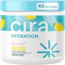 Bedak Hidration Cirra X Alicia McCarvell 's Electrolite Drink Mix dengan garam Himalaya untuk Relief Dehidrasi dan Pemulihan Self Love Lemonade, 45 Hamba