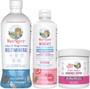MaryRuth Organics Women MultithinLustriva Pertumbuhan Rambut, Menopause Dukungan, & Daily Liquid Multimineral, 3-Pack Bundle untuk Dukungan Rambut, Kesehatan Skin, Dukungan Imune, Kesehatan Gut, dan Dukungan Tidur