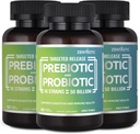 Zentastic Progetic & Prestics Supplement - 50 Miliar CFU - for Men & Women 's Ammune & Digetical Health - 16 Strain - Shelf Stable - 180 Delayed Delayed Vevgie Capsules