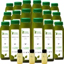 Celery Juice Cleanse by Raw Fountain, All Natural Raw, Cold Pressed Juice, Morning Detox Cleanse, 30 Bottles 12oz, 5 Bonus Ginger Shots
