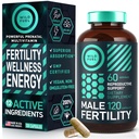 Suplemen fertilitas untuk Men Prenatal Vitamin - Maca Root, Ashwagandha, Zinc, Plus Communals - Conception for Dymen Fertility Vitamin and Male Fertility Support 120 Caps untuk 2 Bulan