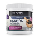 Betel Premium Natural Activated Arang / Karbon Activado Powder 100% Pure Ultra Fine - 2 Oz