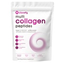 Multi Collagen Peptides Powder, 16 Oz (41 Pelayan) -- Protein Suplemen, Tipe I, II, III, X dengan Acid Hyaluronic, Vitamin C dan Biotin, Unflashted, Mixes Easily dalam Minuman