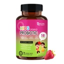 NAFURE TARGET Kids Probiotic Chewable, 5 Milyar CFU Progities + Pregres for Ages 3 +, Progories for Digetical Health, Imune Dupport & Appetite Booster, Natural Strawberry Flavor, 75