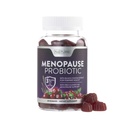 Suplemen Menopause bagi Perempuan - Menopause Probiotic Gummy - Bantuan Menopause Perempuan untuk Hot Flashes, Night Sweats & Mood Swings dengan Black Cohosh & Cranberry - Non-GMO, Vegan - 60 Gummies