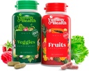 Yummy & Health Fruits & Veggies Capsules - 33 + Whole Superfood from Fruits & Vegetables 126; 90 Fruit + 90 Veggie Capsules 124; Vegan, Non-GMO, Gluten- Free Forty 124; Plant