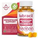 Lubrail Menopause Gummies for Women - Menopause Suplemen Hot Flashes, Night Sweats, Mood Swings and Hormonal Keseimbangan