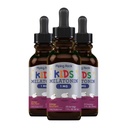 Anak-anak Piping Rock Melonaciin Cair 1 fl oz 124; 1mg 124; Paket 3 Botol 124; Berry Flavor Drops 126; Non-GMO, Gluten Free Suplemen