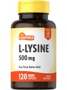 Sundance L-Lysine 500mg 124; 120 Caplets 124; Formulir Bebas Amino Acid 124; Vegetarian, Non- GMO, dan Gluten Free Suplemen