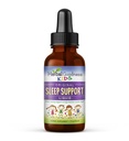 Anak-anak Mendukung Ekstrak Cair - Tanaman Anak Alami Berdasarkan Bantuan Tidur Herbal, dengan Chamomile, Daun Guava - Ekstrak Cairan 1oz - Herbal Kebaikan (1 Unit)