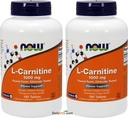 NOW Foods L- Carnitine Tartrat 100mg, 100 Tablet (Paket 2)