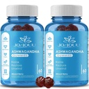 (120 Count) Ashwagandha Gummies KSM-66 - Campuran Berry, Vegan, Plant Based, Non-GMO, Gluten- Free & Gelatin Relax, Organic Ashwa Root Extract Supplemen Imune