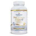 Nordic ProOmega 2000- D, Lemon Flavor - 90 Soft Gels - 2150 mg Omega-3 + 1000 IU D3 - Ultra High- Potency Fish Oil - EPA & DHA - Brain, Heart, & Imune Health - Non-GMO - 45