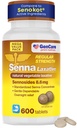 Laxative GenCare 600 Tablet Senna 8.6mg Tablet dengan Sennoides Natural 124; Laxatives for Constipation, Bloating, Gas & Irregularity Relief. Aman & Efektif 126; Generik untuk Senokot