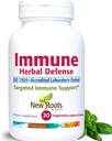 Imune Herbal Supplement (200mg) dengan Rashi Mushroom, Astragalus Andrographis, Multi Herbal Ekstraksi dengan Elderberry, Echinacea (30 Capsules)