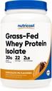 Nutricost Grass- Fed Whey Protein Isolate (Chocolate Peanut Butter) 2LBS - Non-GMO, Gluten Free, Natural Flavors