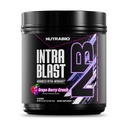 NutraBio Intra Blast Bcaa Powder Amino Acid Suplement, Electrolite & Hydration Blast, Intra, Pre Workout & Muscle Recovery, 20g Ease Amino Acids Powder, 5g Glutamine- Grape Berry Crush, 30 Serving