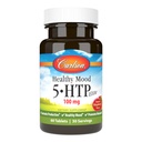 Carlson Healthy Mood 5- HTP Elite 100 mg dengan Vitamin B6 - Mood Dukungan & Relaxation Suplemen - Raspberry Chewable - 60 tablet