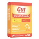 Probiotik Chewable untuk Pria & Women, Perlambat Penuaan Digetical Down, Boosts Immune System, Non-GMO, Gluten Free & Soy Free, 5 Milyar CFU, 30 Cable Tablet, Orange Flavor
