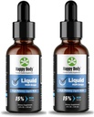 HAPPY BODY Liquid MSM Drops The Highest MSM Content in a Liquid MSM Supplemen. Ideal untuk kedua Aplikasi Oral & Topical - 1 x 4 fm. oz Bottle (2 Pack)