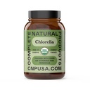 Complete Natural Products Organic Chlorella Capsules, 500mg, 100ct, Pure Green Algae Superfood, Detox & Imune Dukung, Vitamin B12 & Chlorofil Rich, Plant-Based, Vegan, Non-GMO