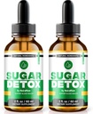 NutraRize (2 Pack) Sugar Detox Drops, SugarDetox Drops, 21- Day Sugar Detox Challenge, All-Natural Liquid Cleanse for Starners, Premium Blood Formula Gotas Review (60 Servings)