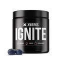 Xwerks Ilitite Blue Razz Pre Workout Powder, Natural Keto Pre Workout for Women with Explosive Energy, Gluten Free Blend for Endurance and Stamina, 150mg Caffeine, 30 Servings