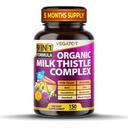 VEGATOT Milk Organik Thistle Kompleks 9 dalam 1 Formula - dengan Milk Thistle Artichoke NAC Zinc Dandelion Berberberine Burdock Black Pepper (150 Count (Paket 1))