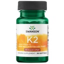Swanson Natural Vitamin K2 (Menaquinone- 7 dari Natto) 50 mcg 30 Sgels (1 Pack)