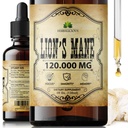 Ekstrak Mane Singa 4 quid oz liquid - Natural Jamur Suplemen untuk Otak, Memori, Mental Clarity & Focus - Imune Dukungan Formula - 90-Day Suppply