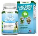 Lung Detox dan Cleanse - Great for Smokers - Extra Kekuatan - 100% Herbal Lung Health Suplemen - Mucus Removal Dukungan - Promotes Respiratory Health - Alami Way to Keep Your Lungs Clear