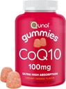Quhol CoQ10 Gummies by Quinol, 100 mg, Delicious Gummy Suplemen, Membantu Dukungan Kesehatan Jantung, 60 ct