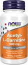 Now Foods Suplemen, AcetylL Carnitine 500 mg, Amino Acid, Brain And Nerve Cell Fungsi, 50 Veg Capsules