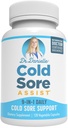 Tambahan Cold Sore Terbaik dengan Lysine dan Lemon Balm - Dr Danielle Cold Sore Assist - 120 Capsules