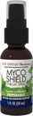Pelindung Host MycoShield Throat Spray - Dukungan Kesehatan Imune - Pendukung Jamur Dietary dengan Chaga, Reishi, Turkey Tail & More - TheGo Ammune Dukungan - Peppermint, 1 fli oz (71 Pelayan) *