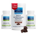 Equilife Dr. Cabral Detox, Program 7 Hari dengan Tanaman Protein, Vitamin, Amino Acids, & Minecalypto Dupport Full Body Balance, Meal Replacement Powder, Vegan, Gluten Free, Chocolate, 14 Servings