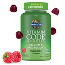 Garden of Life Vitamin Code Kalsium Magnesium gummies with D3 & K2, Support Bone Health & Bone Strake + Pregories & Progories for Digetical Dupport, Non- Gluten- Free, 60 Raspberry Gummies