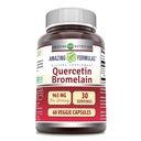 Amazing Nutrition Quercetin 800 Mg dengan Bromelain 165 Mg Vevgie Capsules Suplement (60)
