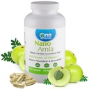 Satu Planet Nutrition Nano Amla 500 mg Veggie Capsules (120 Pelayan), Ekstrak Buah Amla, Tinggi di Vitamin C untuk Produksi Kolagen & Imune Dukungan, Non-GMO, Vegan, Gluten- Free