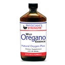 Kekuatan Fisik Oregano Essence - 12 fl oz - all-Natural Hydrosol - Support Oksigen Levels - Non-GMO & Chemical Free - 12 Servis