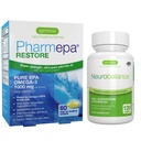 Igennus Pharmepa Restore EPA + Neurrobalance Zinc, Magnesium & Vitamin B6 Mood Health Bundle untuk Perhatian & Fokus