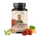 Peak + Valley Stress Relief Supplement for Mood Support balance My Stress Capsules - contains Adaptogens, Ashwagandha, Eleuthero Root, Reishi Mashroom Suppplemen - Natural Mood Stabilizer - 60 Ct