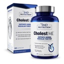 1MD CholestMD dengan Olive Leaf Extract, Bergavit, Niasin, Garlic 124; 60 Capsules