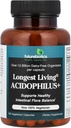 Futuregrant Longest Living Acidophilus Plus Capsules, 100-Count