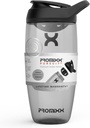 Prox Pursuit Protein Shake Bottle (24 oz) - Silent No-Ball Mixer, Leak- Providence Lid, BPA / BPS & Phthalate- Free ECOZEN - Easy- Clean Shaker Cup for Protein Shakes, Pre & Postout Smoothies