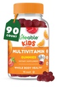 Lifeable Kid Multivitamin Gummies 124; Great Tasting Multivitamin for Kids 124; with Vitamin A, C, D, E, B6, B12, Zinc, Biotin, Folic Acid, Iodin, Niasin 124; untuk Overall Body Health 124; 90 Gummies