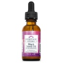 HERITAGE STORE Black Seed Oil w / 3% Thymoquinone, Omega 6 9 - Nigella Sativa Liquid Oil, Cold Pressed from Black Seeds, Joints, Divalry and Imune Dupport, Vegan, 60- Day Affitee, 30 Serv, 1 fL oz